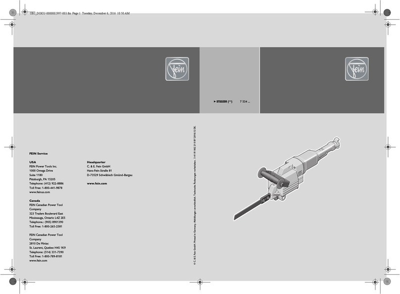 Fein STS325R instruction manual