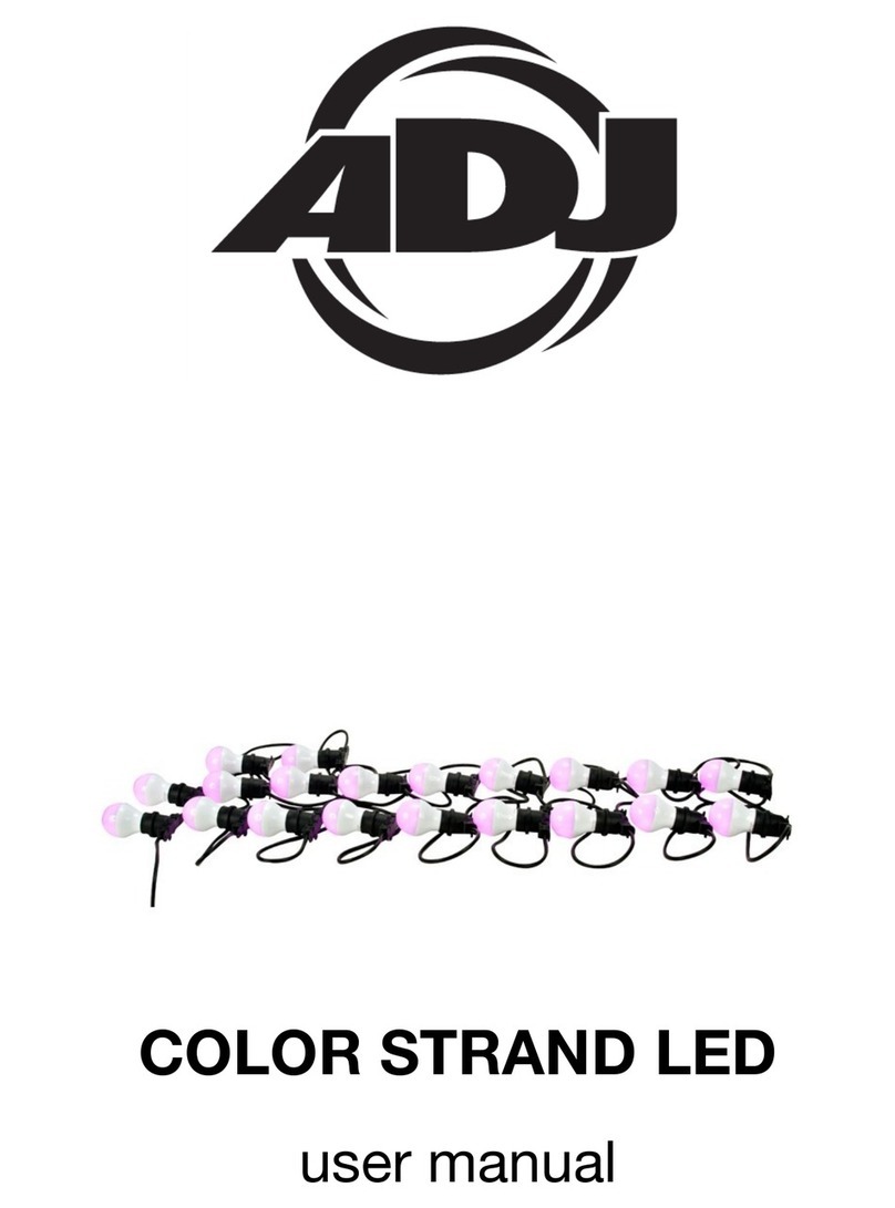ADJ COLOR STRAND LED User manual