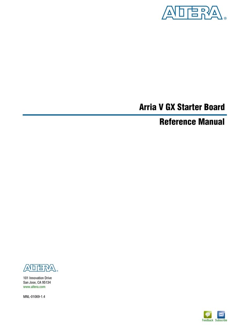 Altera Arria V GX Reference manual Altera Arria V GX Reference manual