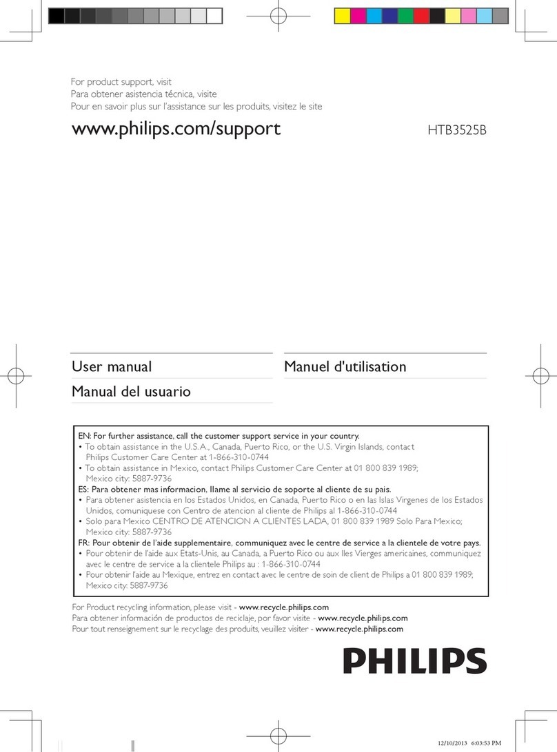 Philips HTB3525B user manual