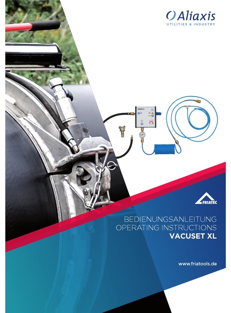 FRIATEC VACUSET XL operating instructions