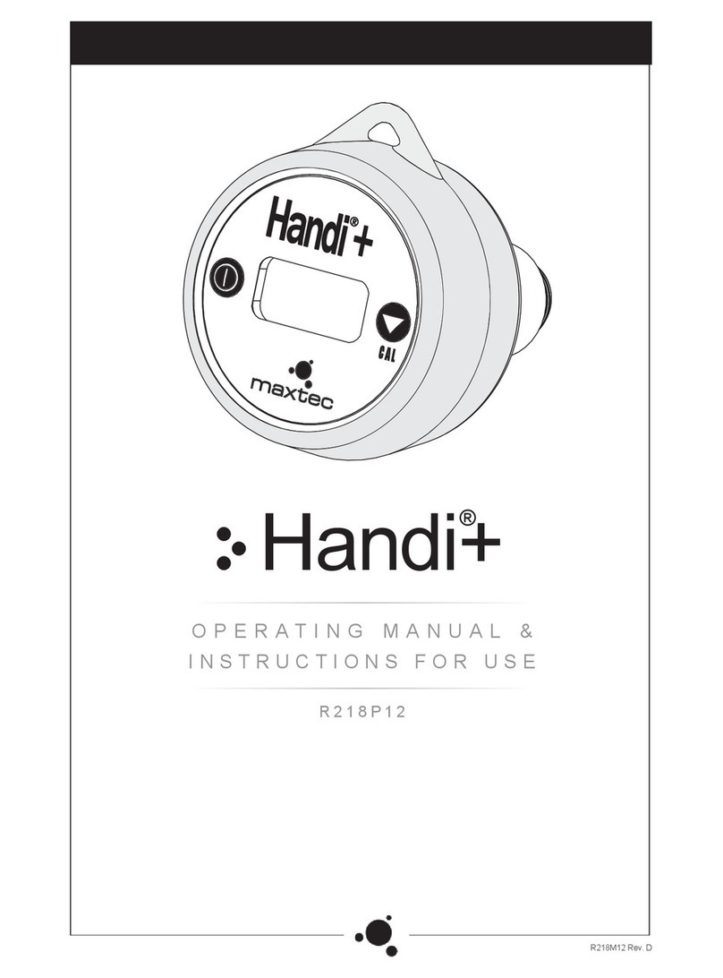 Maxtec Handi+ User manual Maxtec Handi+ User manual