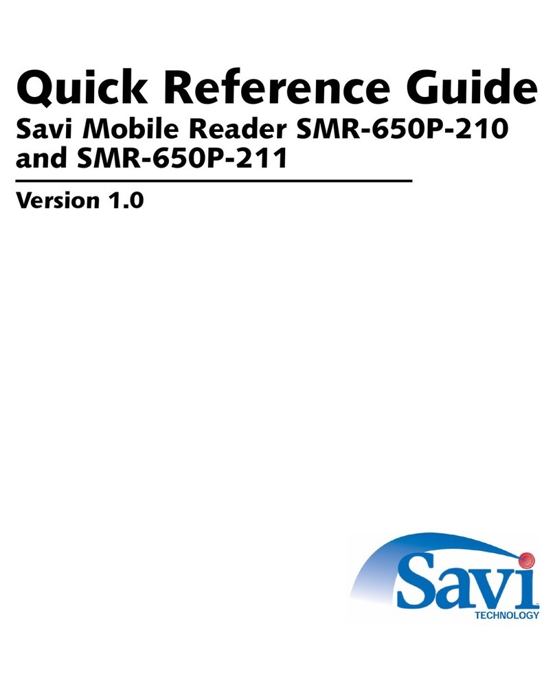 Savi Technology SMR-650P-210 User manual