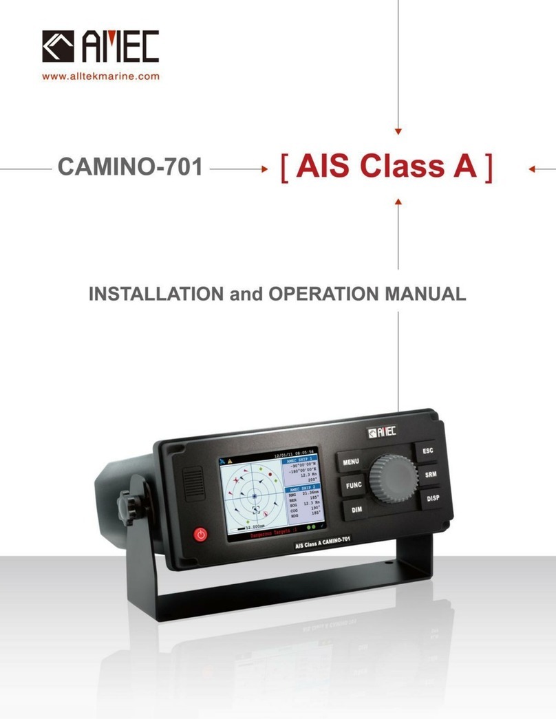 AMEC CAMINO-701 Installation and operation manual