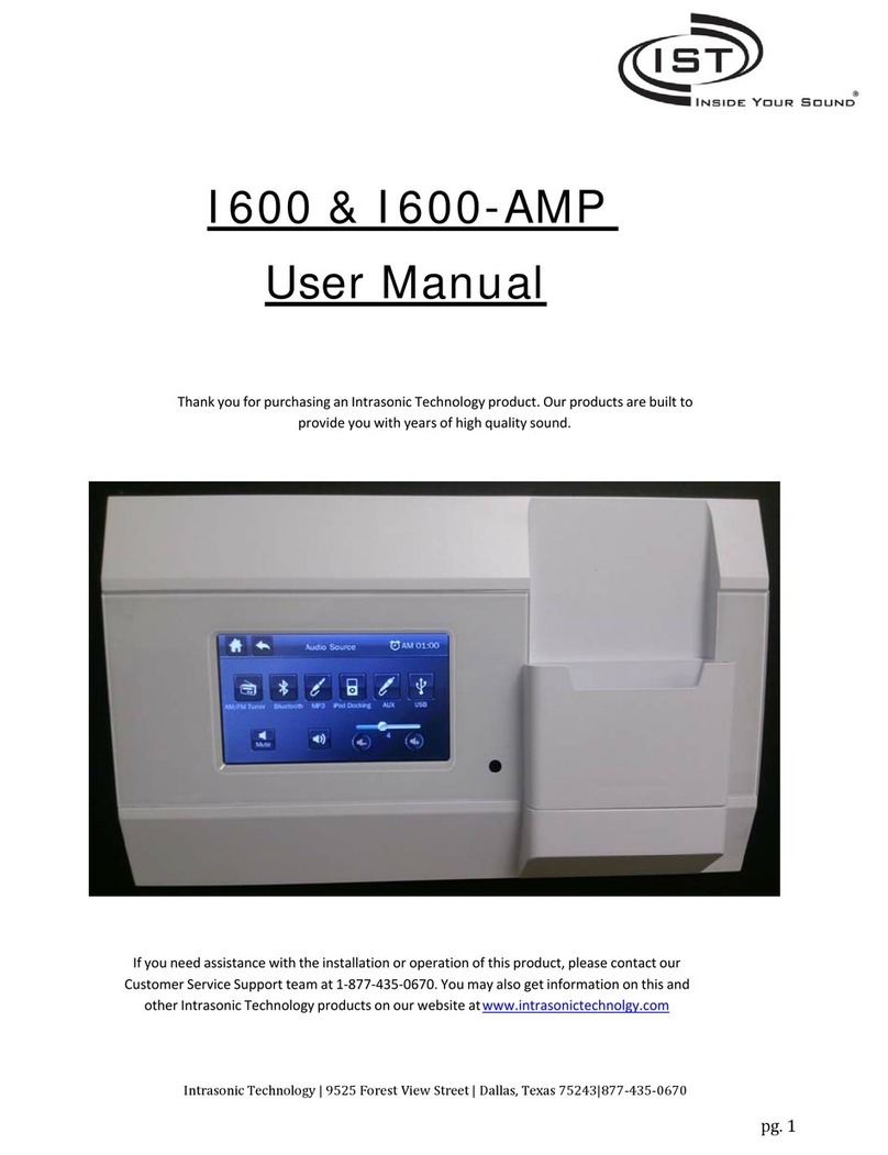 Intrasonic Technology I600 user manual