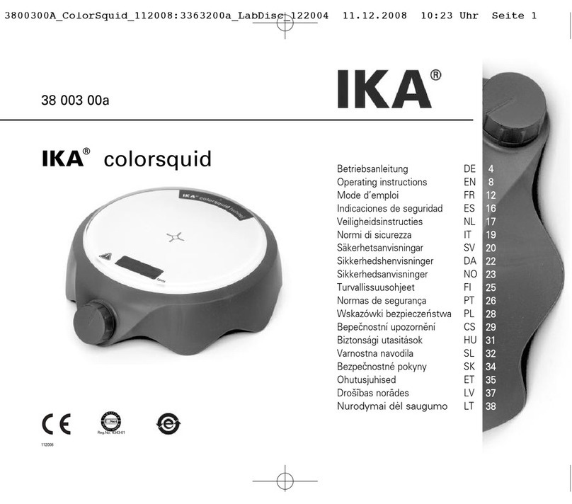 IKA colorsquid User manual