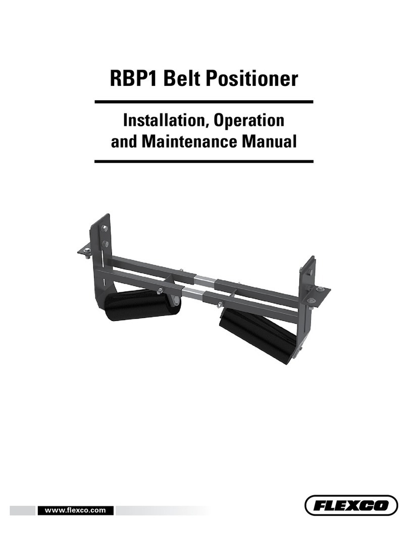Flexco RBP1 Installation, operation and maintenance guide Flexco RBP1 Installation, operation and maintenance guide