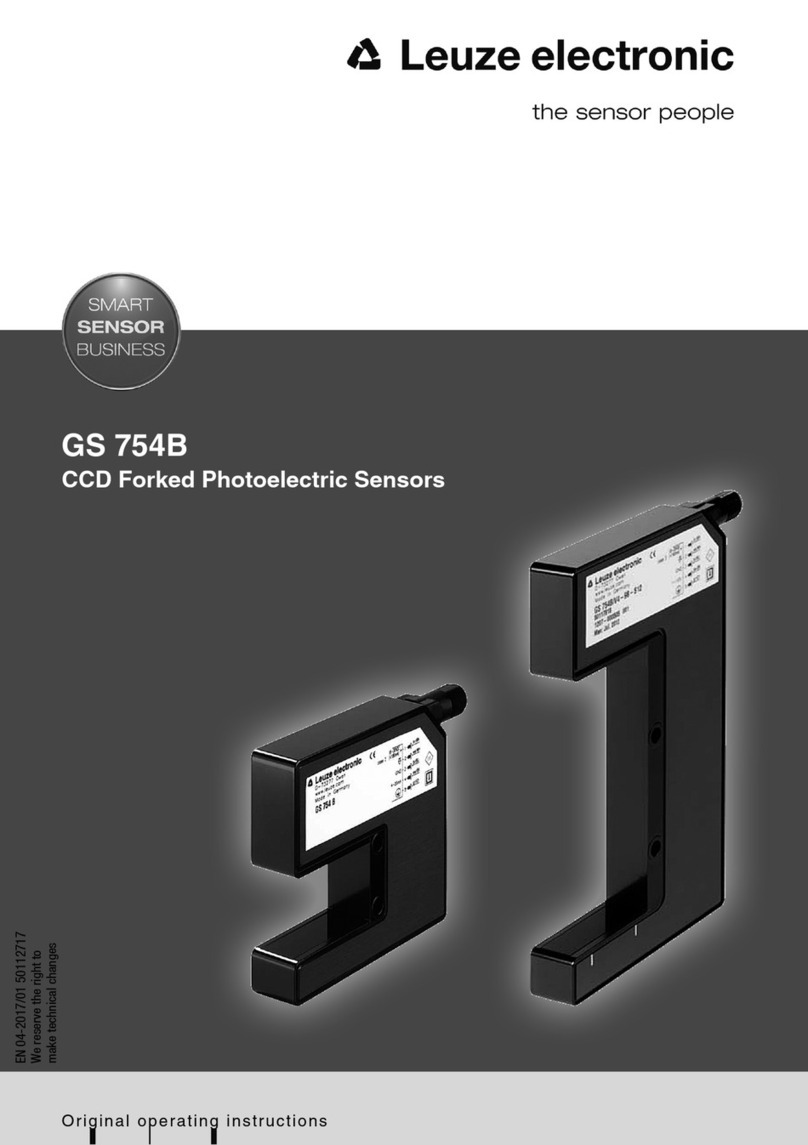 Leuze electronic GS 754B Original operating instructions
