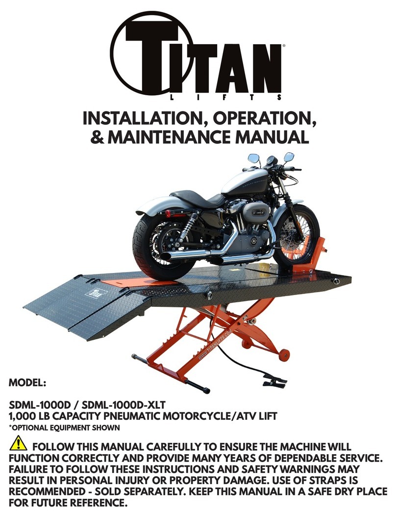 Titan SDML-1000D Installation, operation & maintenance manual