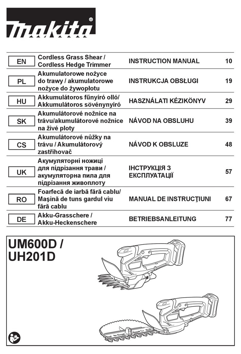 Makita UM600D User manual