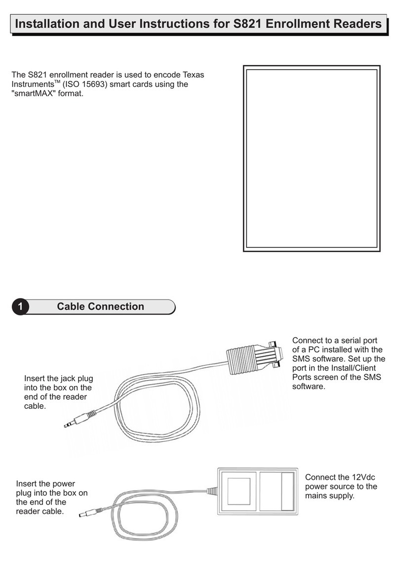 G4S S821 Installation and user instructions