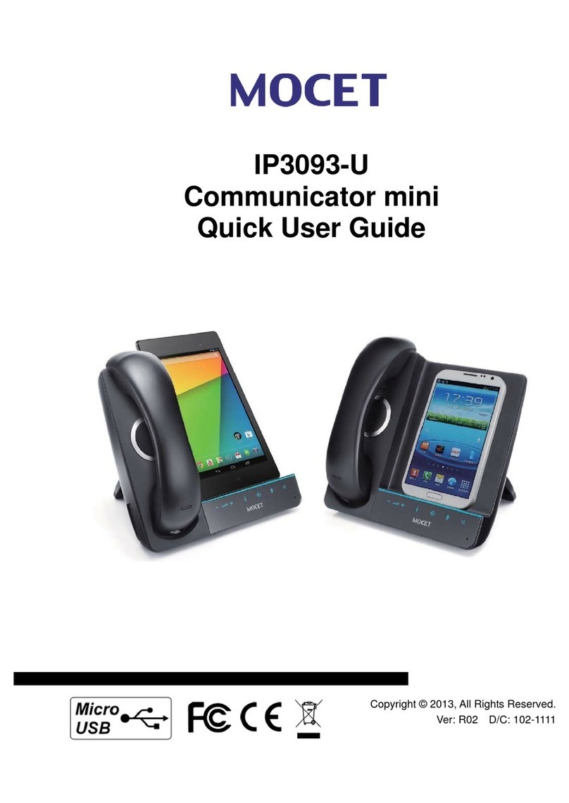 Mocet Communicator mini Instruction manual