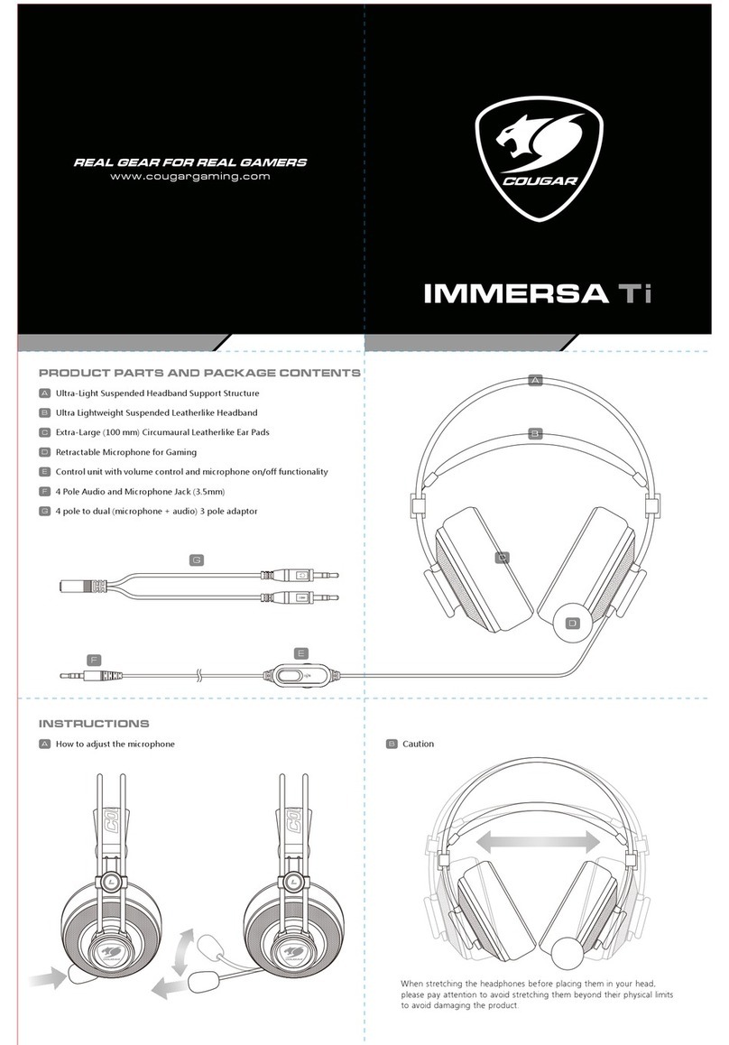 COUGAR IMMERSA Ti instructions