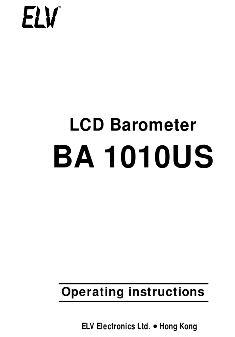 ELV Electronic BA 1010US operating instructions