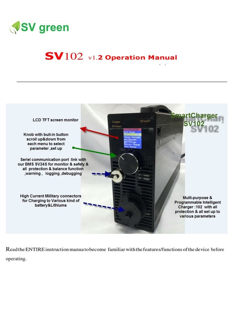 SV green Smart Charger SV102 Operation manual