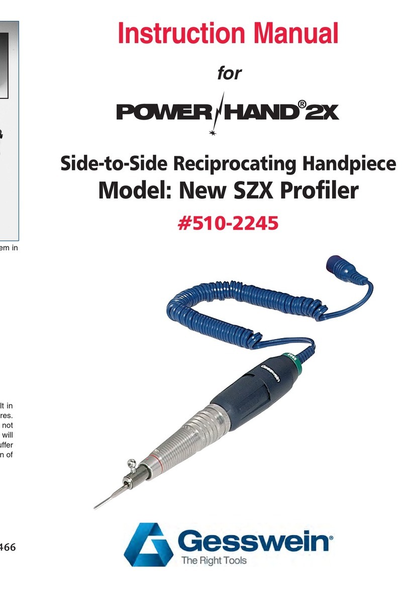 Gesswein Powerhand 2X User manual