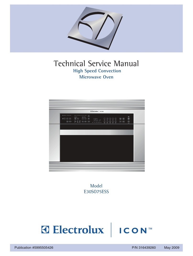 Electrolux E30SO75ESS - 30" Wall Oven Operating manual