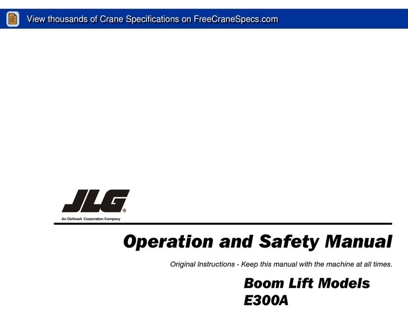 JLG E300A Use and care manual