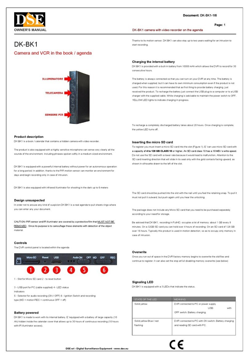 DSE DK-BK1 User manual
