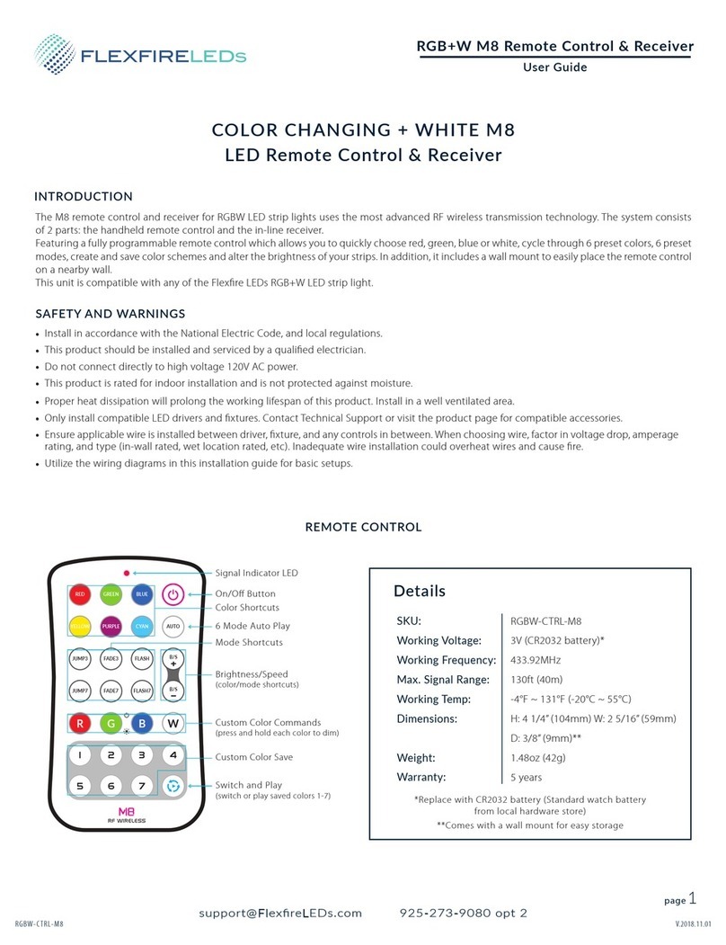 Flexfireleds RGBW-CTRL-M8 user guide