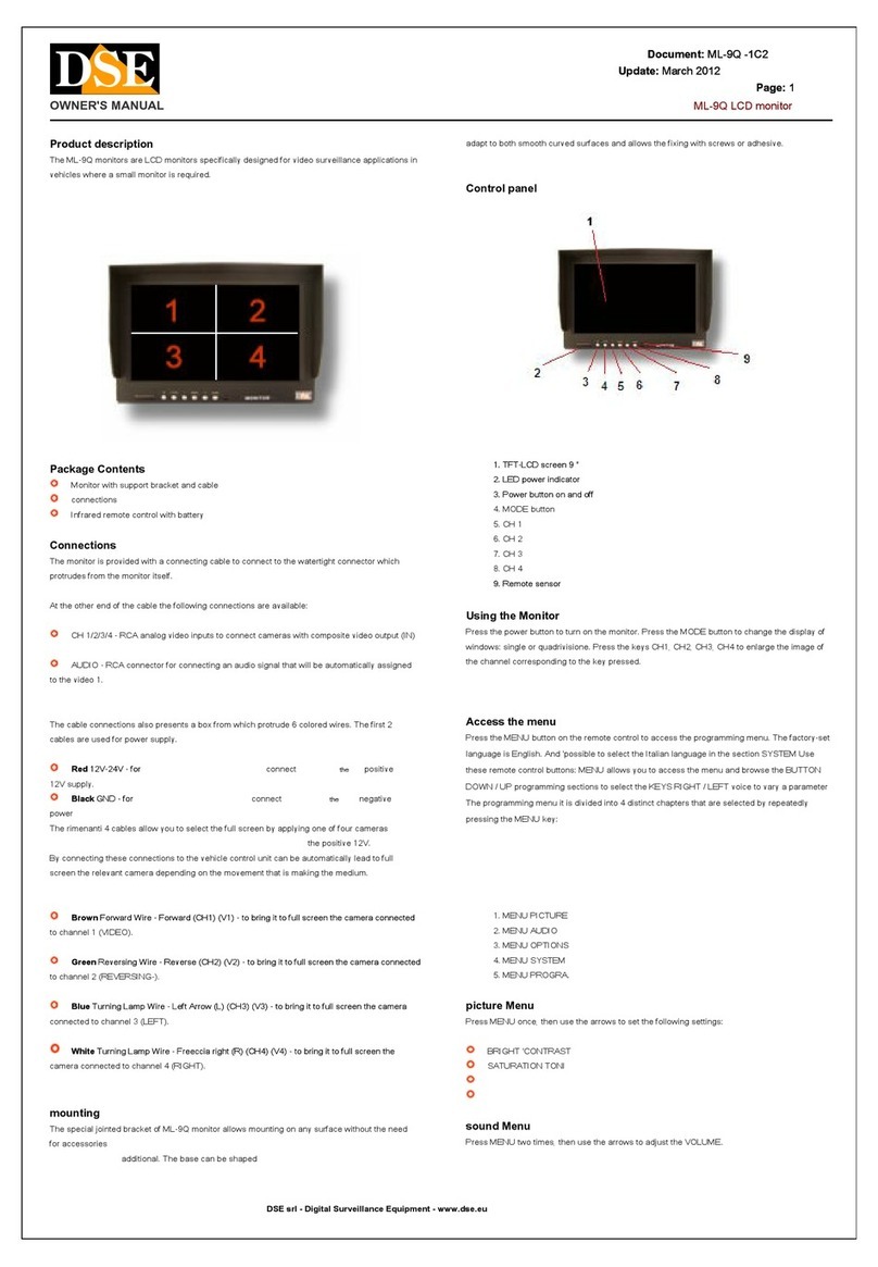 DSE ML-9Q User manual