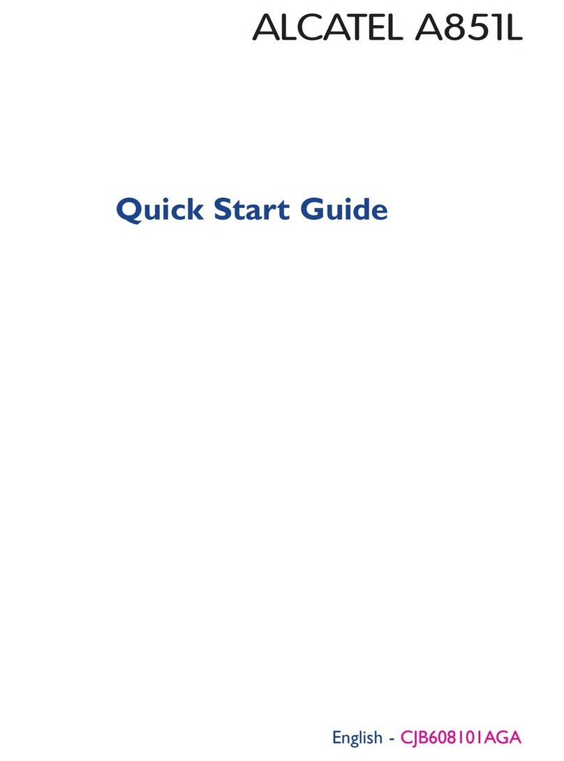 Alcatel ONE TOUCH A851L User manual
