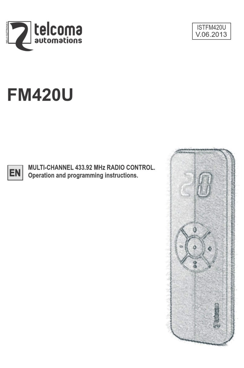 Telcoma Automations FM420U Installation manual