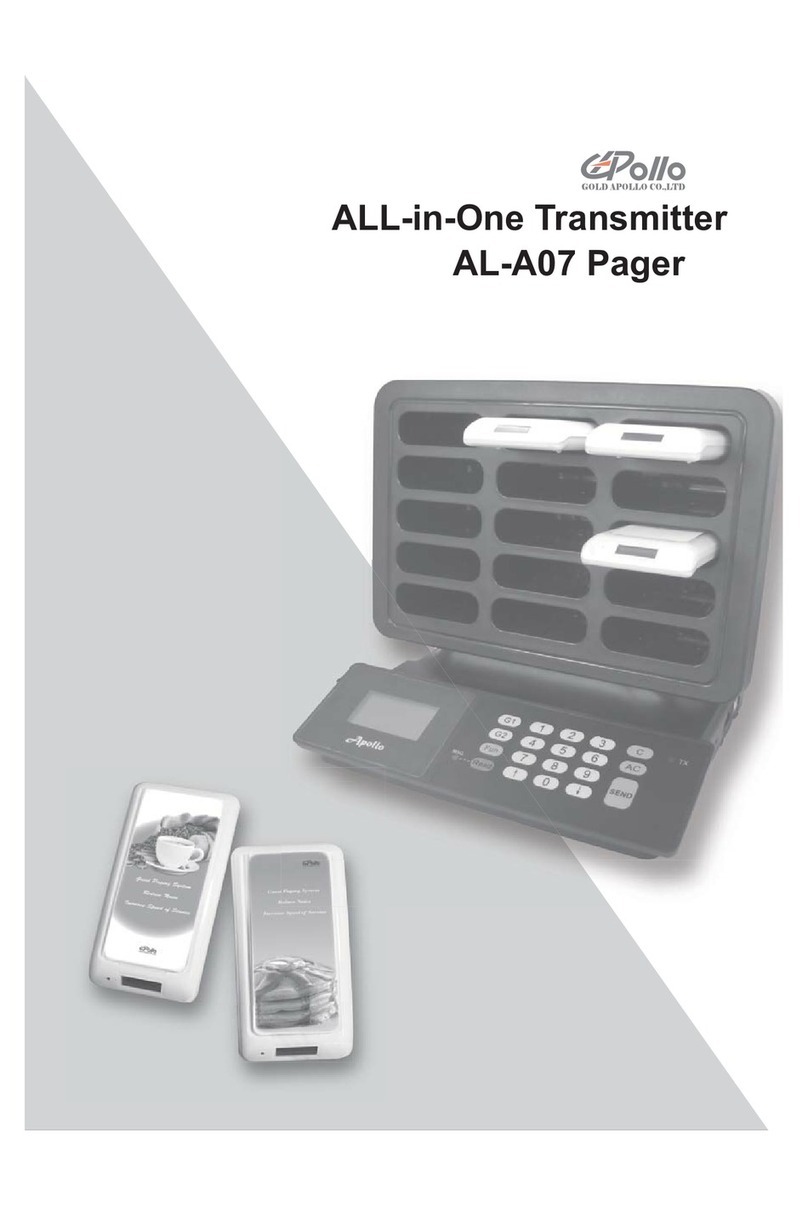 Gold Apollo AL-A07 User manual Gold Apollo AL-A07 User manual