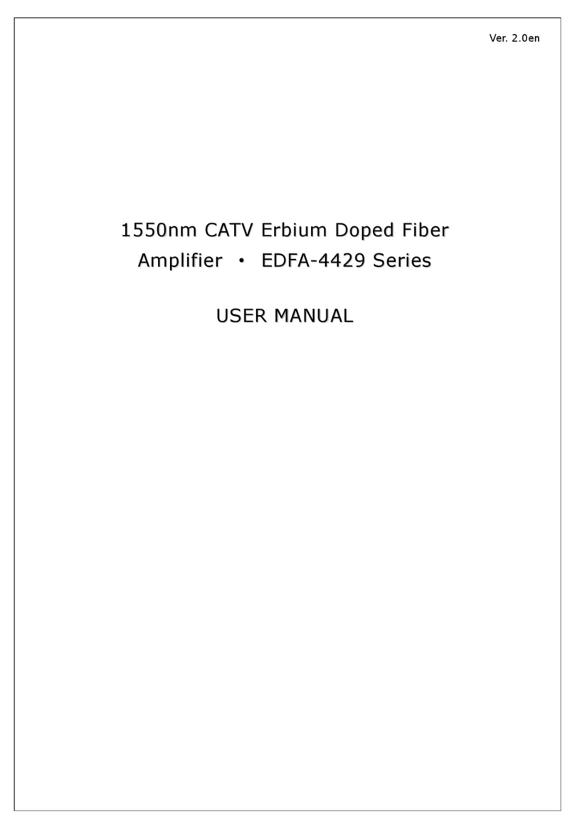 ROBOfiber EDFA-4429 Series user manual