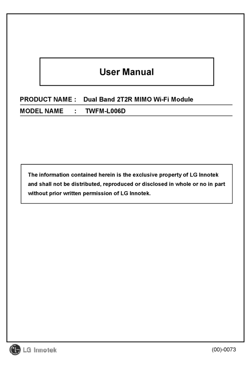 LG Innotek TWFM-L006D user manual