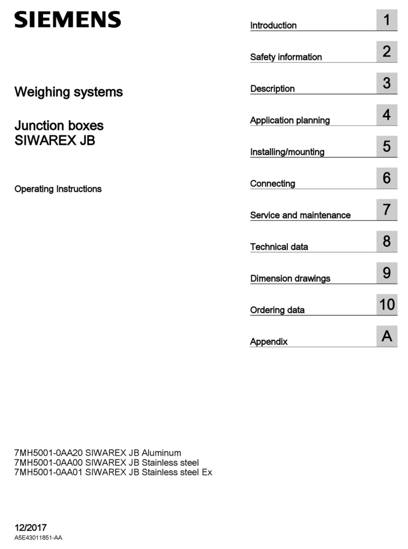 Siemens SIWAREX JB User manual