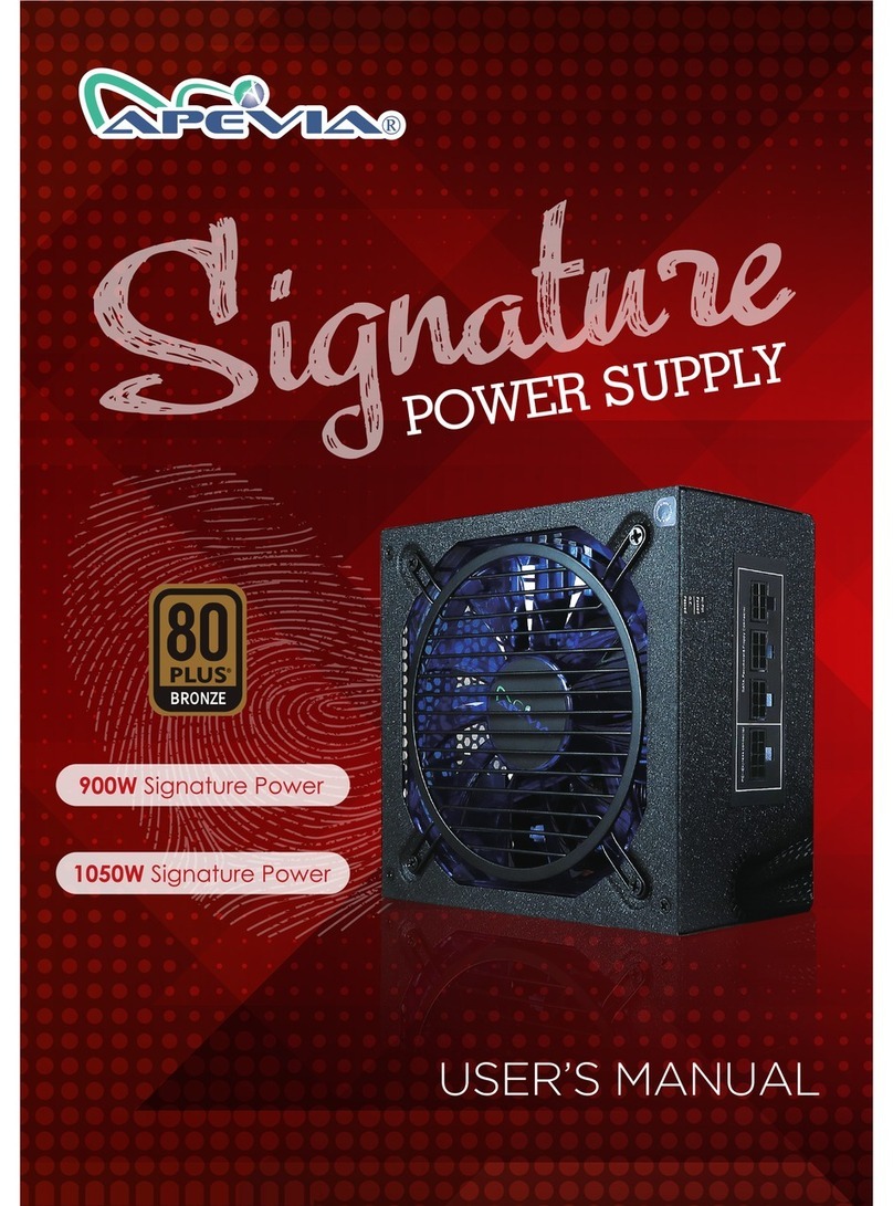 Apevia Signature Series User manual Apevia Signature Series User manual