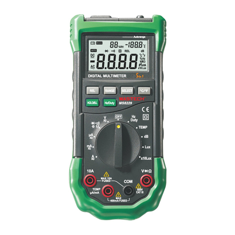 Mastech MS8229 Operation manual