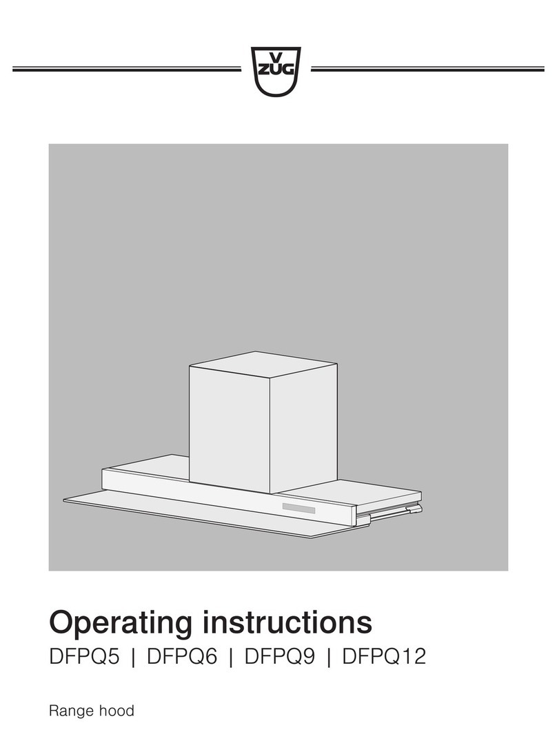 V-ZUG DFPQ5 User manual