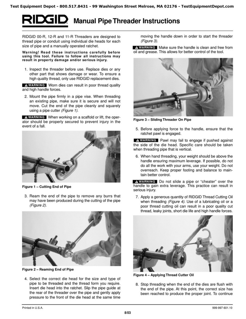 RIDGID 12-R User manual