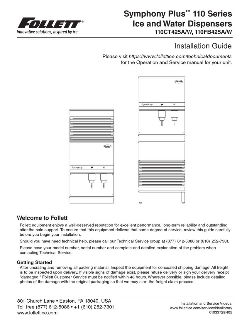 Follett Symphony Plus 110 Series User manual Follett Symphony Plus 110 Series User manual