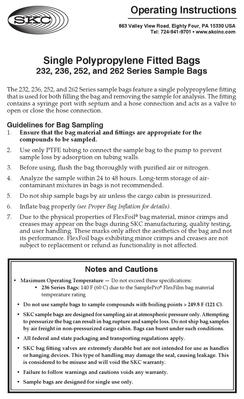 SKC 232 Series operating instructions