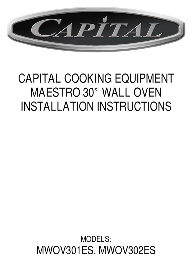 Capital Maestro Series MWOV301ES installation instructions