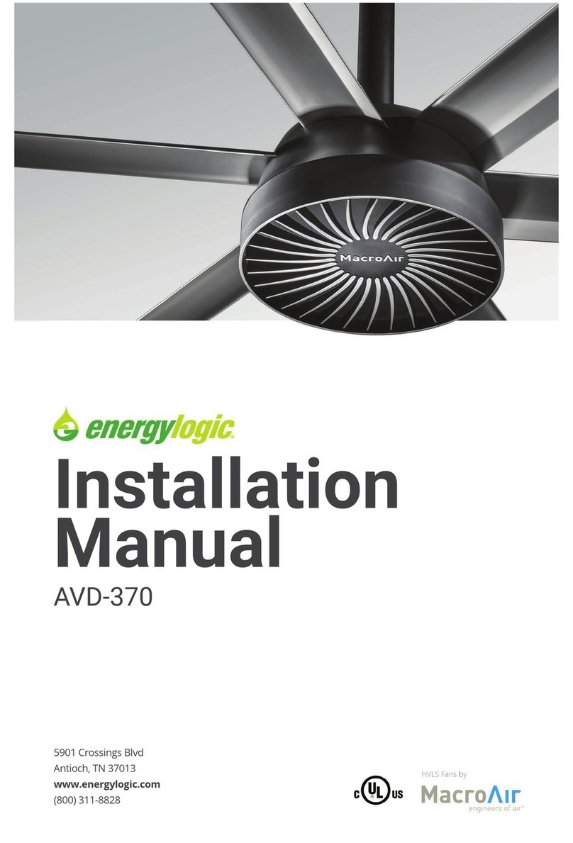 EnergyLogic MacroAir AVD-370 installation manual