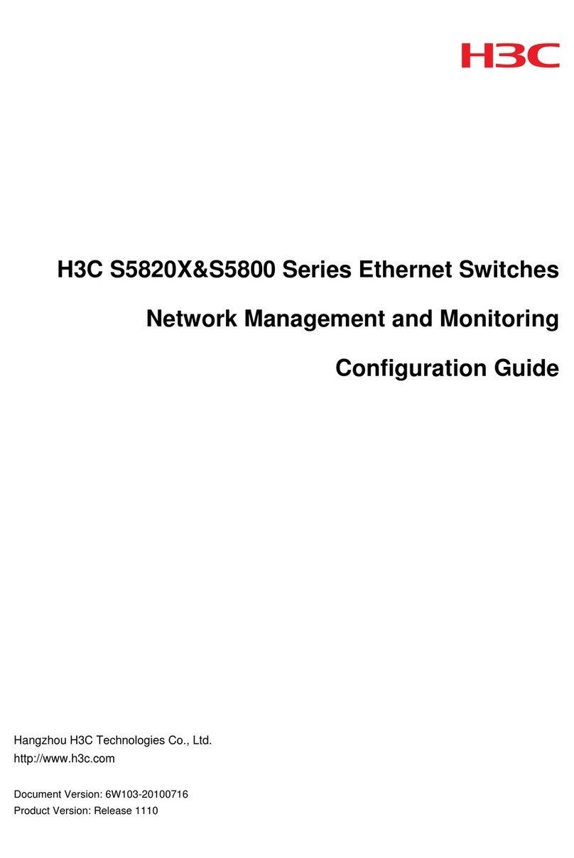 H3C s5820x series User manual