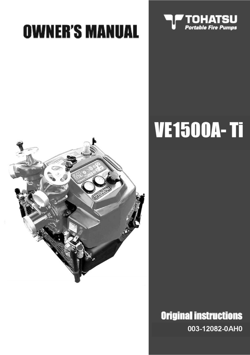 TOHATSU VE1500A- Ti owner's manual