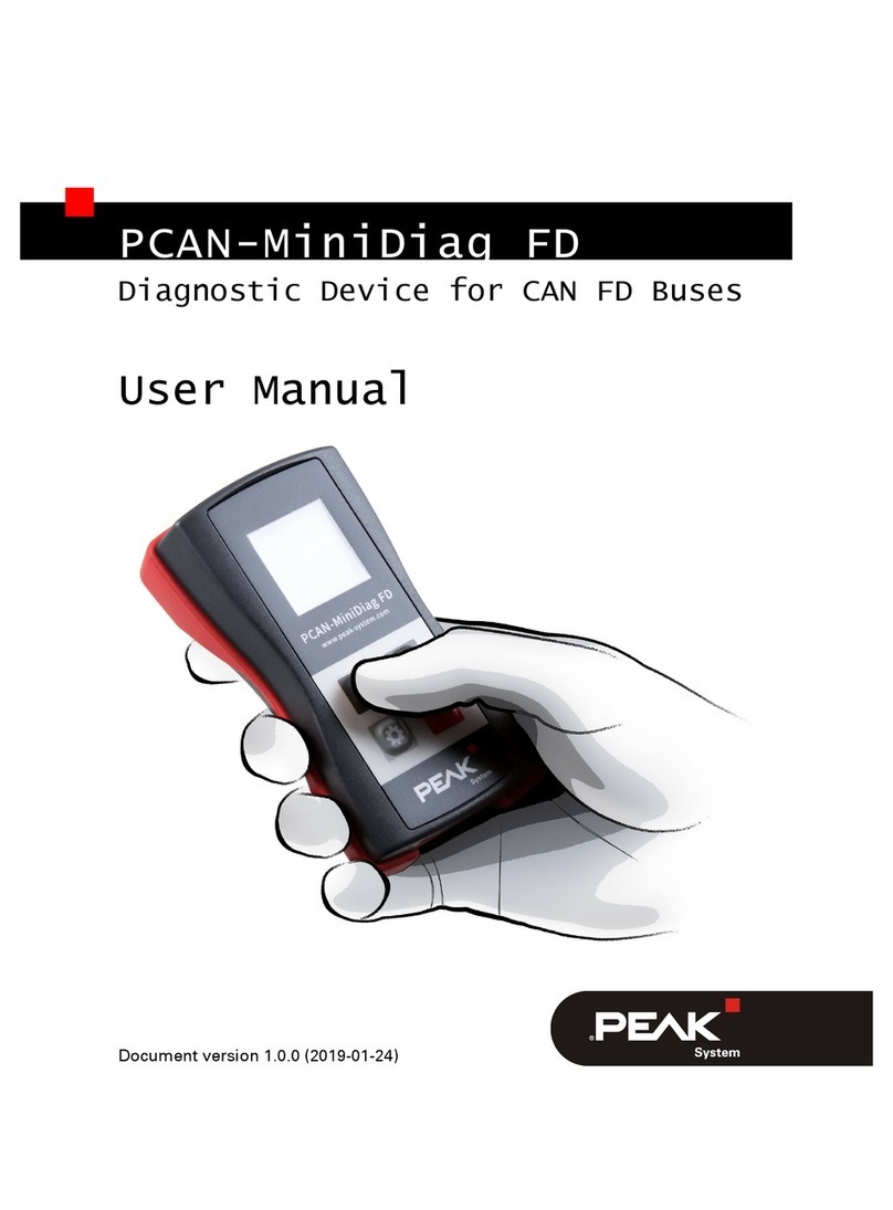 Peak PCAN-MiniDiag FD user manual