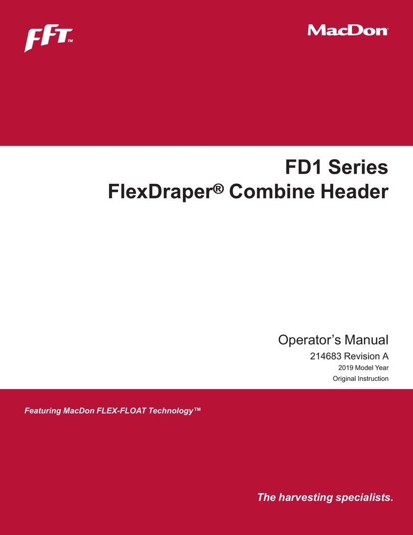 MacDon FlexDraper FD1 Series User manual