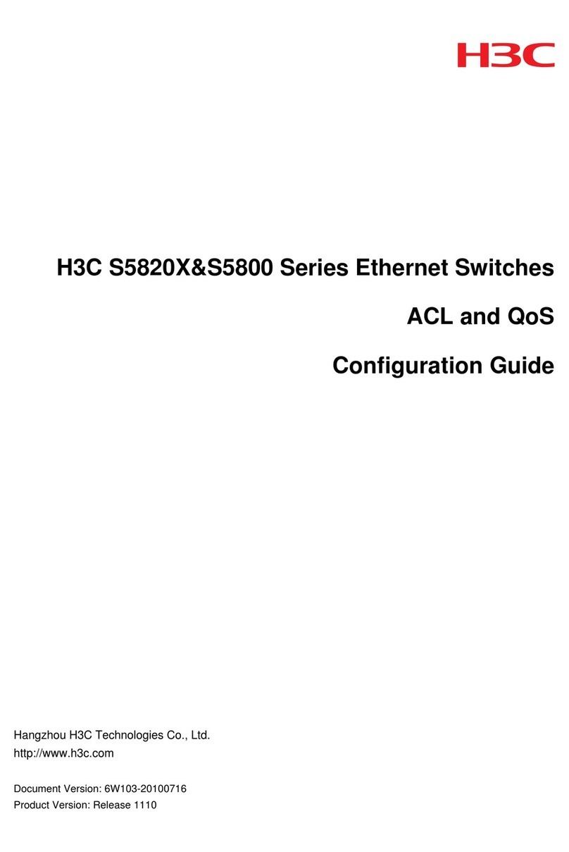 H3C s5820x series User manual