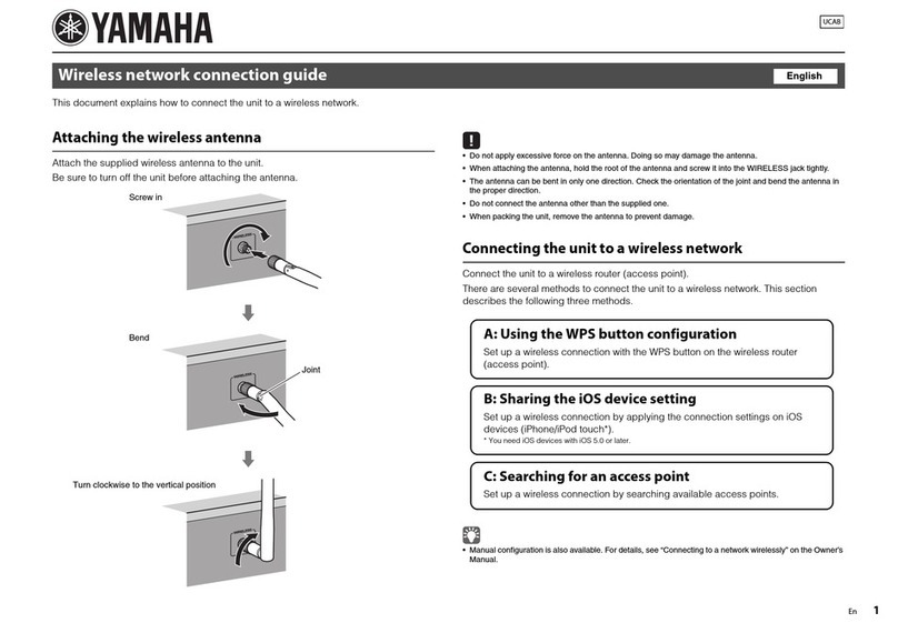 Yamaha RX-V577 Instruction Manual
