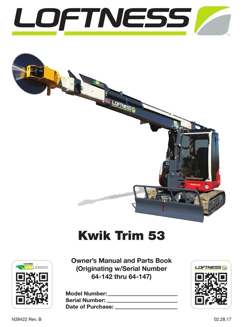 LOFTNESS Kwik Trim 53 Owner's manual and parts book