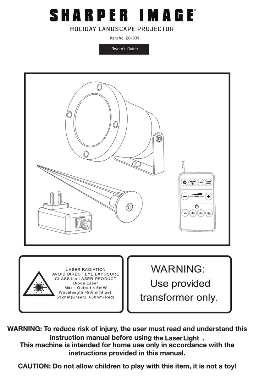 Sharper Image 204939 owner's guide