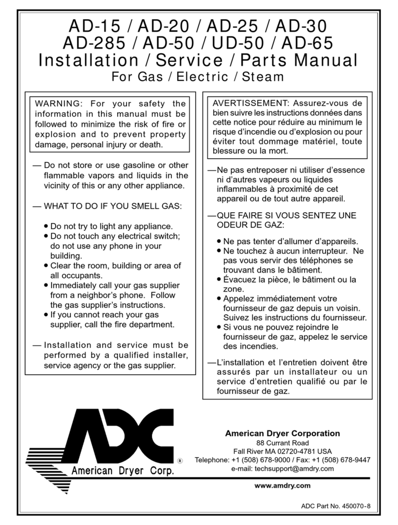 ADC AD-15 User manual