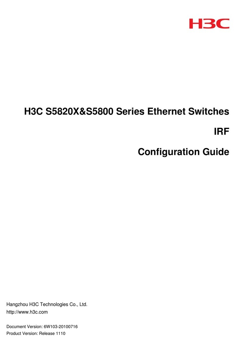H3C S5820 series Configuration guide