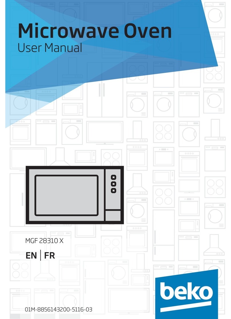 Beko MGF 28310 X User manual